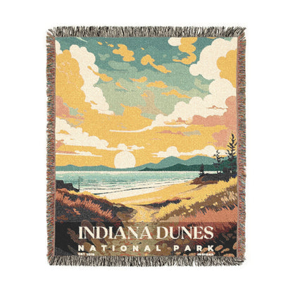 Indiana Dunes National Park Woven Blanket | S05