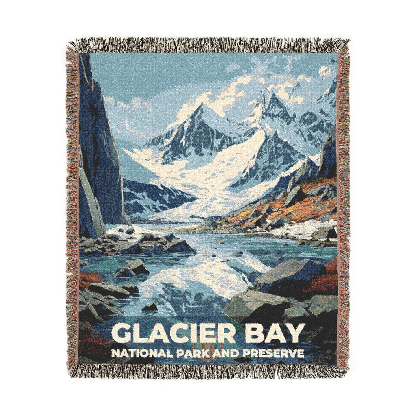 Glacier Bay National Park Woven Blanket | S07