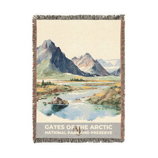 Gates of the Arctic National Park Woven Blanket | S08
