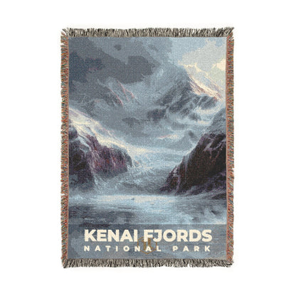 Kenai Fjords National Park Woven Blanket | S12