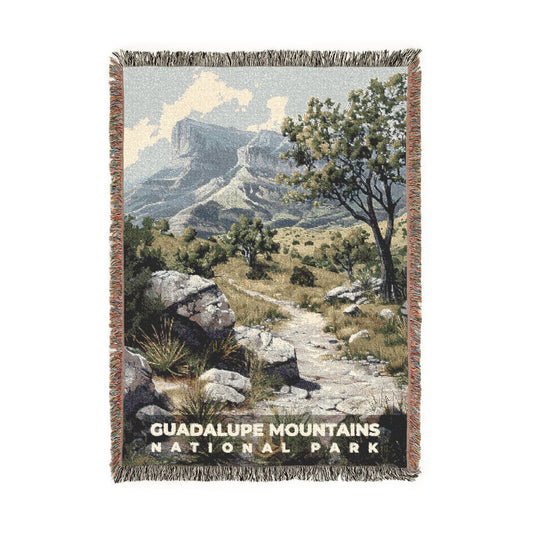 Guadalupe Mountains National Park Woven Blanket | S17