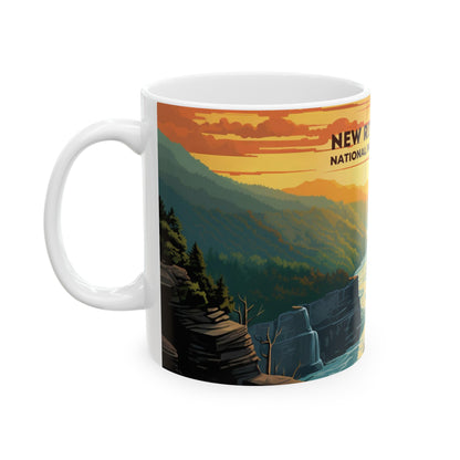 New River Gorge National Park Mug | White Ceramic Mug (11oz, 15oz)