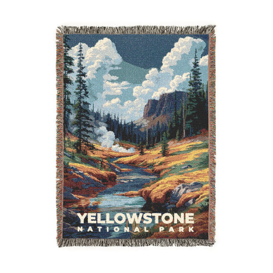 Yellowstone National Park Woven Blanket | S11