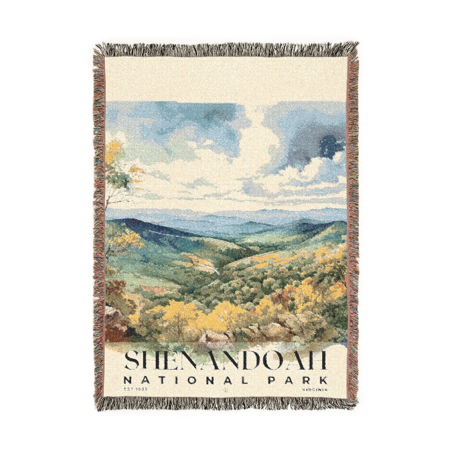 Shenandoah National Park Woven Blanket | S04