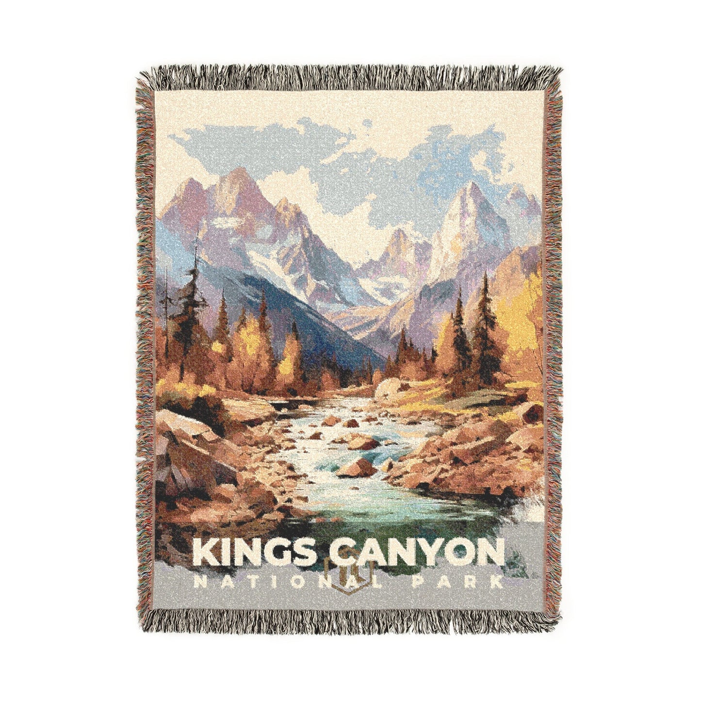 Kings Canyon National Park Woven Blanket | S08