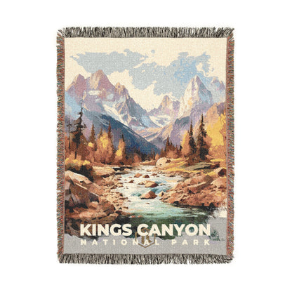 Kings Canyon National Park Woven Blanket | S08