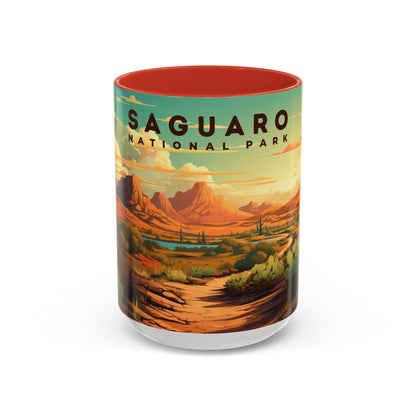 Saguaro National Park Mug | Accent Coffee Mug (11, 15oz)