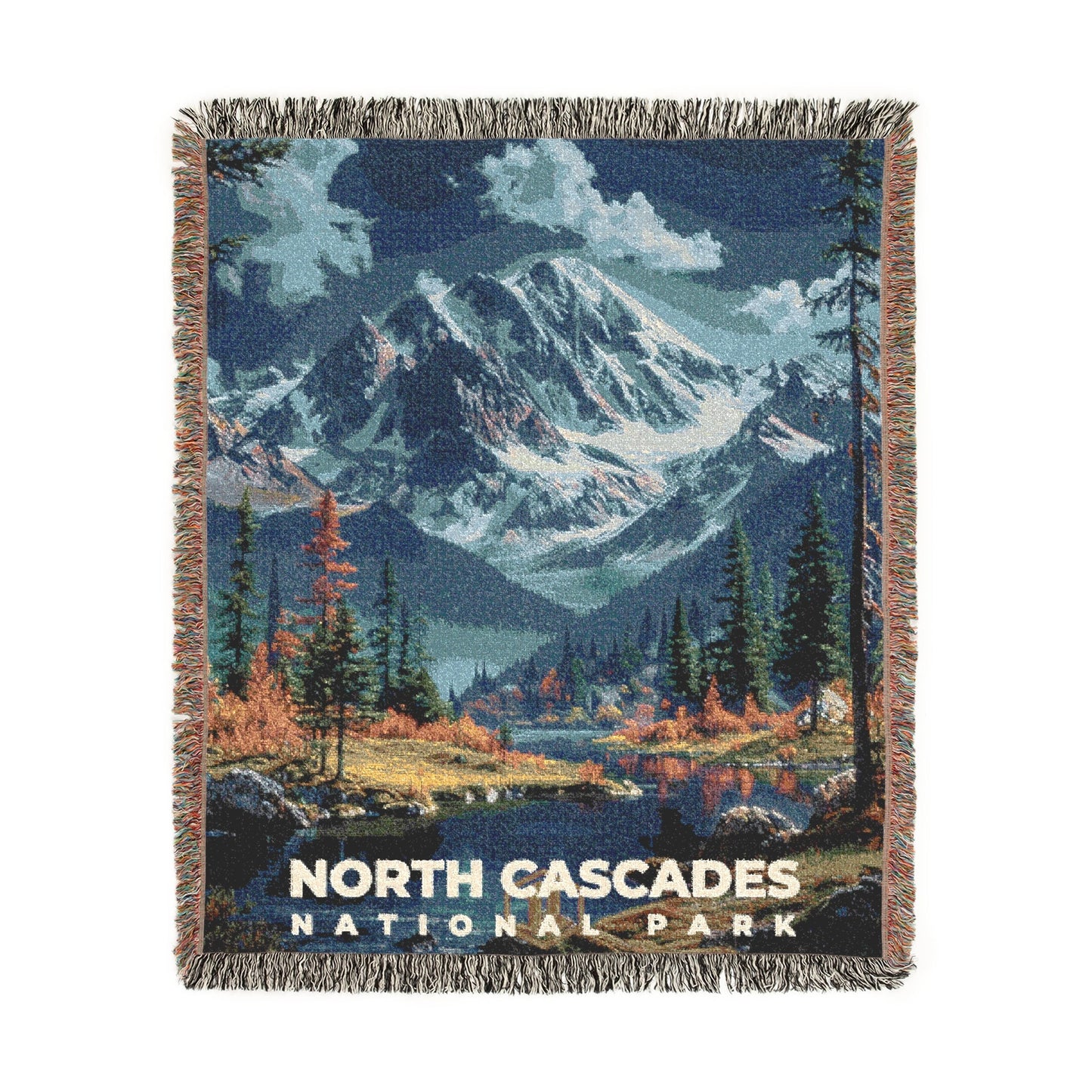 North Cascades National Park Woven Blanket | S16