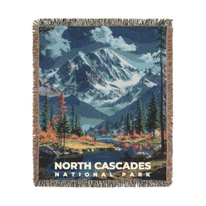 North Cascades National Park Woven Blanket | S16