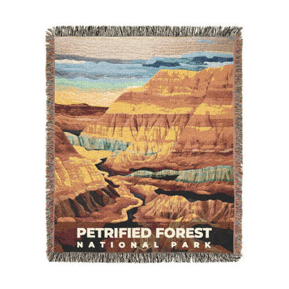 Petrified Forest National Park Woven Blanket | S09