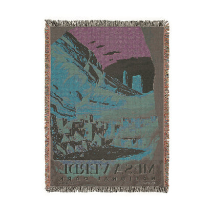 Mesa Verde National Park Woven Blanket | S03