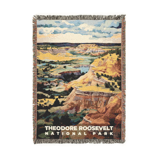 Theodore Roosevelt National Park Woven Blanket | S09