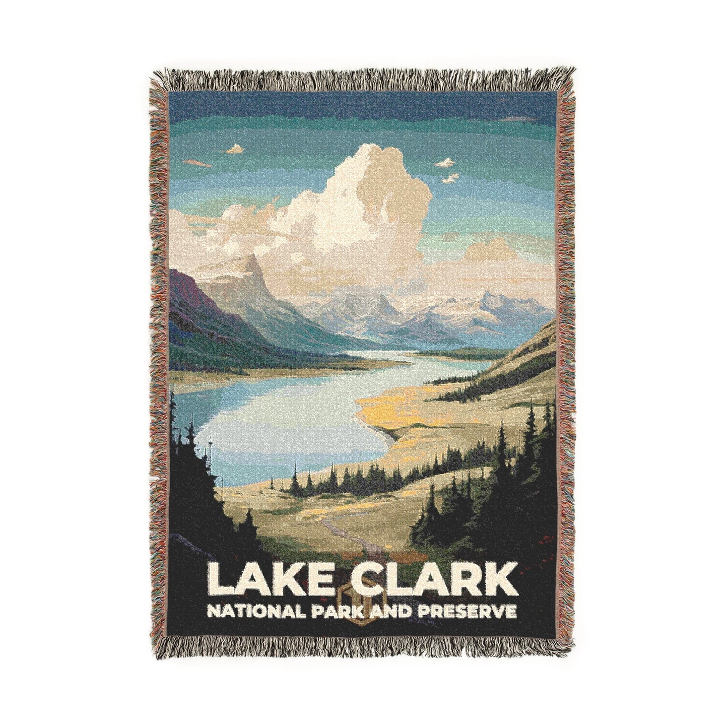 Lake Clark National Park Woven Blanket | S07