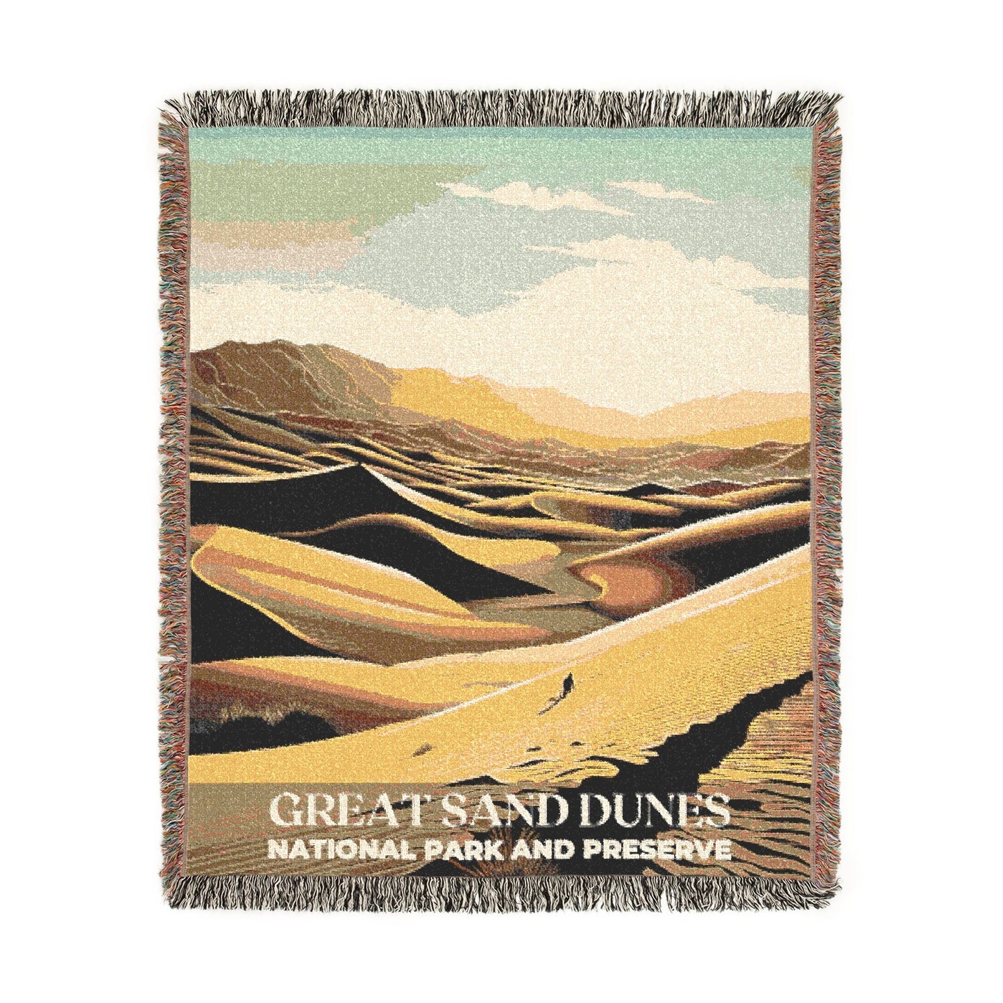 Great Sand Dunes National Park Woven Blanket | S01