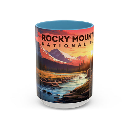 Rocky Mountain National Park Mug | Accent Coffee Mug (11, 15oz)