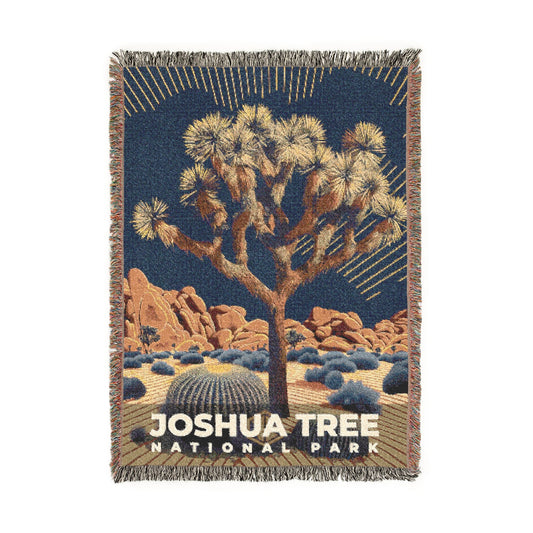 Joshua Tree National Park Woven Blanket | S19