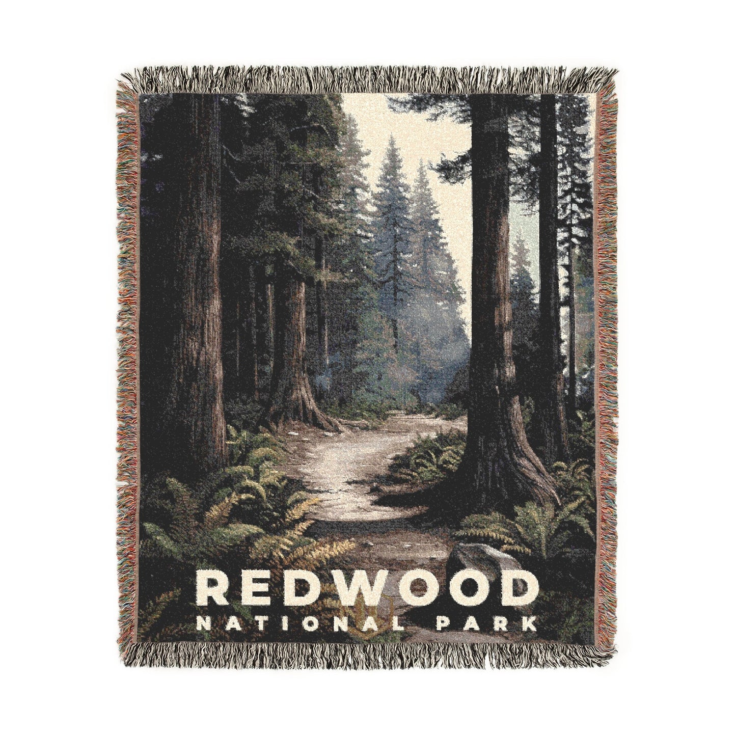 Redwood National Park Woven Blanket | S17