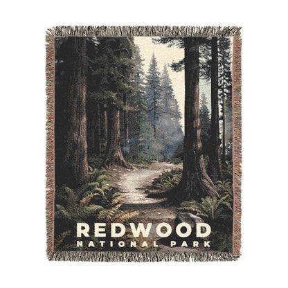 Redwood National Park Woven Blanket | S17