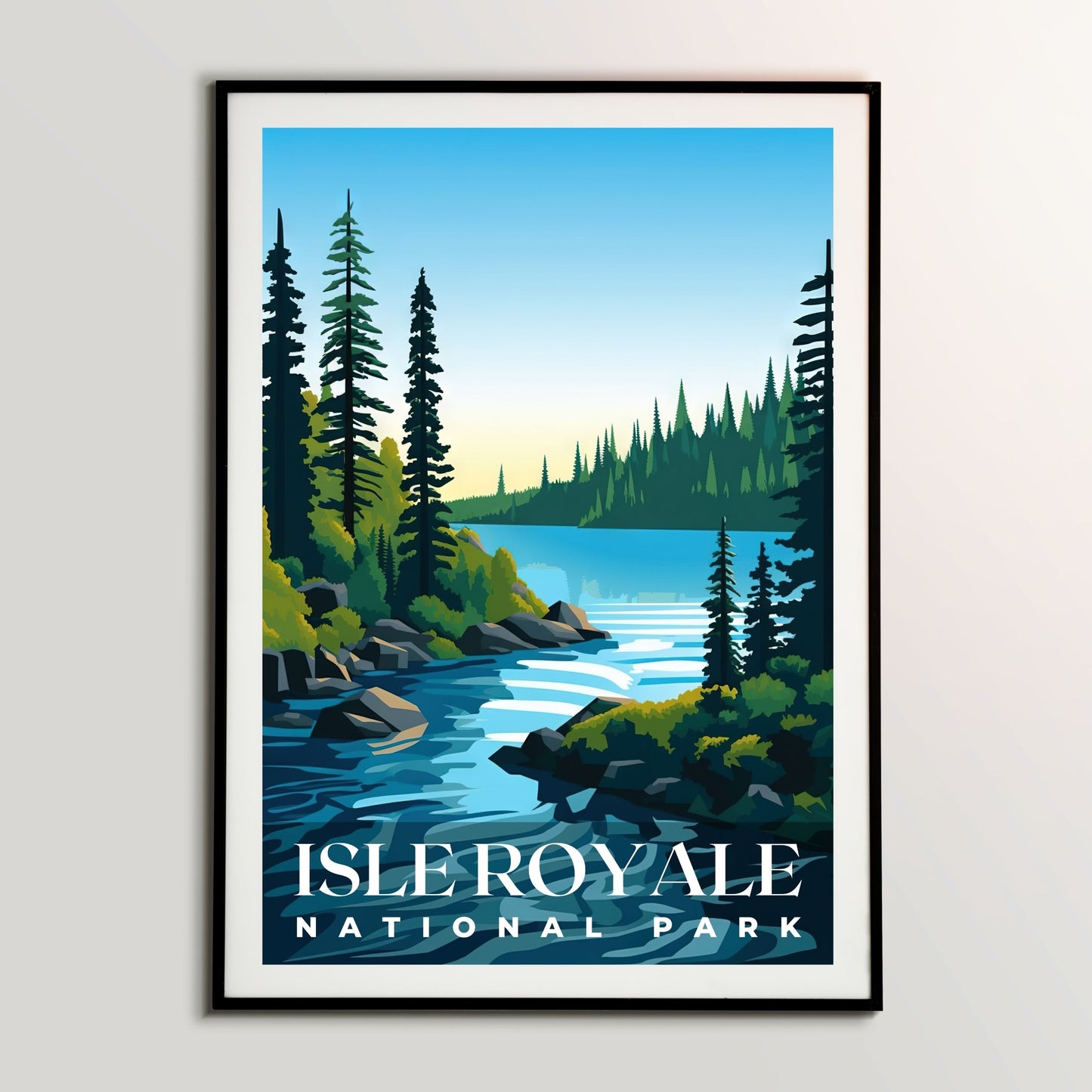 Isle Royale National Park Poster | S01