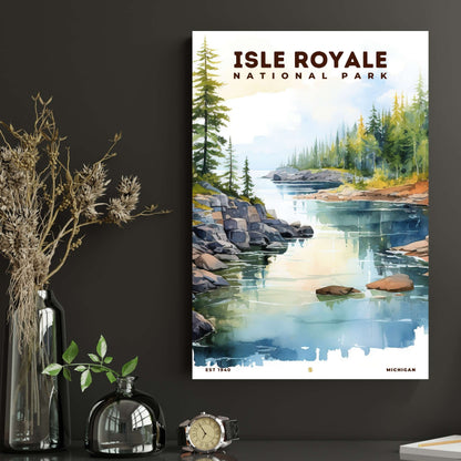 Isle Royale National Park Poster | S08