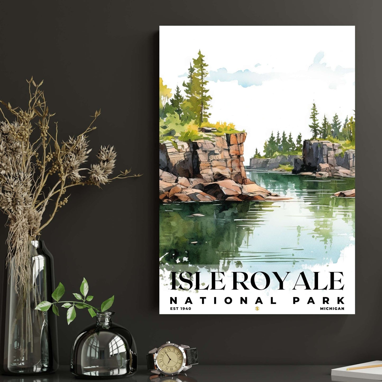 Isle Royale National Park Poster | S04