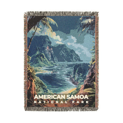 American Samoa National Park Woven Blanket | S16