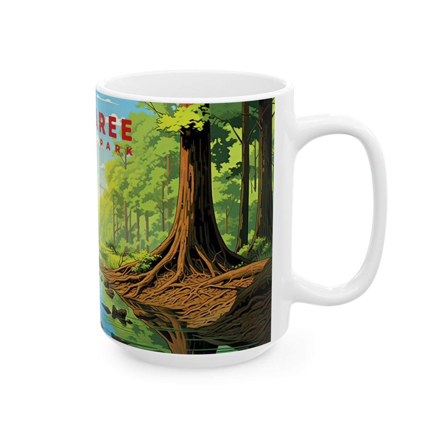 Congaree National Park Mug | White Ceramic Mug (11oz, 15oz)