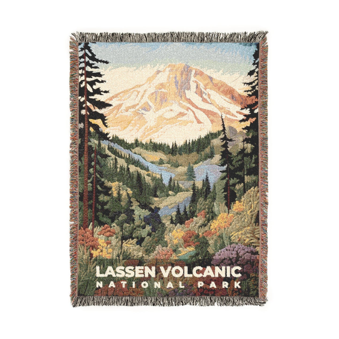 Lassen Volcanic National Park Woven Blanket | S09