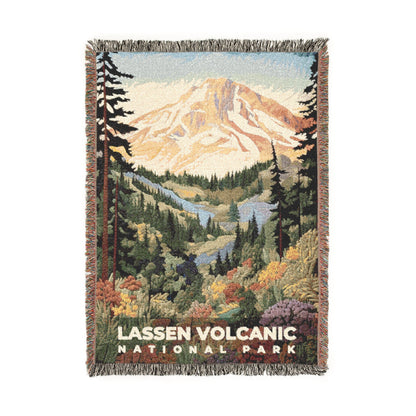 Lassen Volcanic National Park Woven Blanket | S09