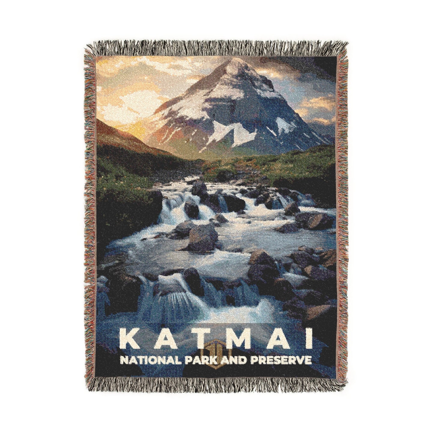 Katmai National Park Woven Blanket | S10