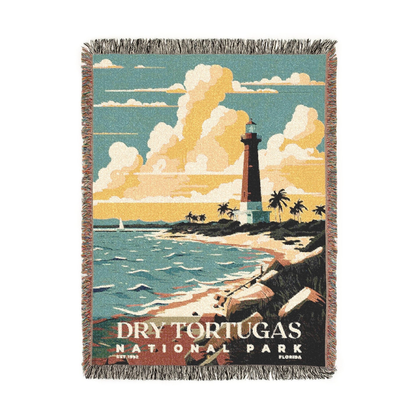 Dry Tortugas National Park Woven Blanket | S05