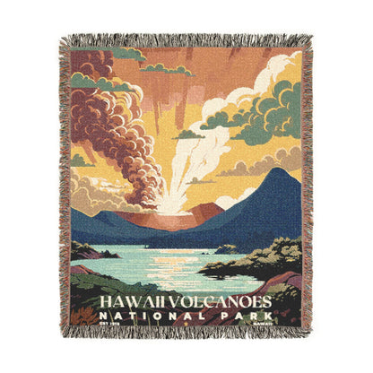 Hawaii Volcanoes National Park Woven Blanket | S05