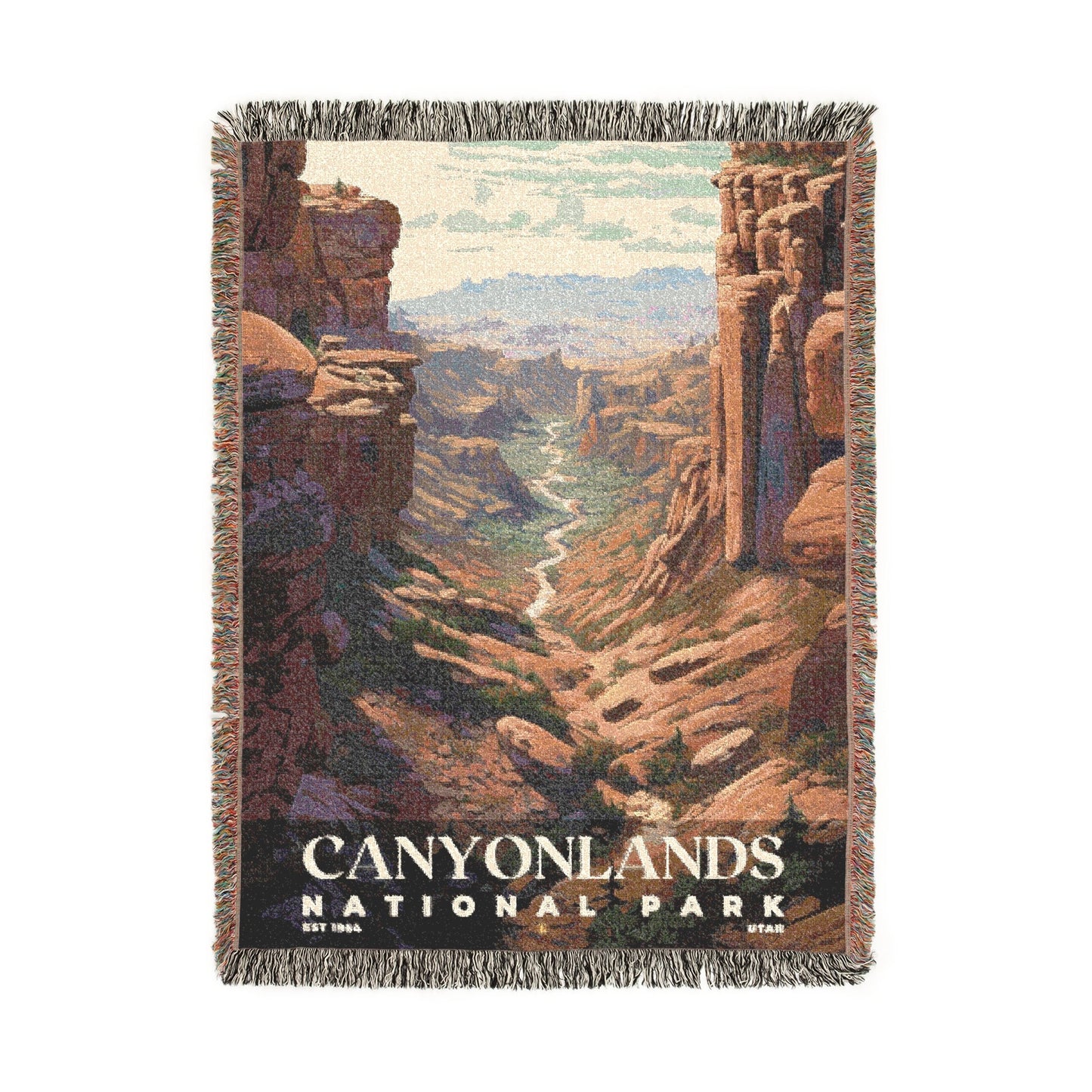 Canyonlands National Park Woven Blanket | S02