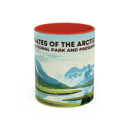 Gates of the Arctic National Park Mug | Accent Coffee Mug (11, 15oz)