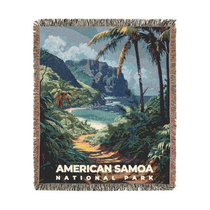 American Samoa National Park Woven Blanket | S18