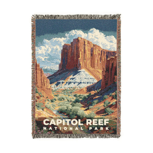 Capitol Reef National Park Woven Blanket | S18