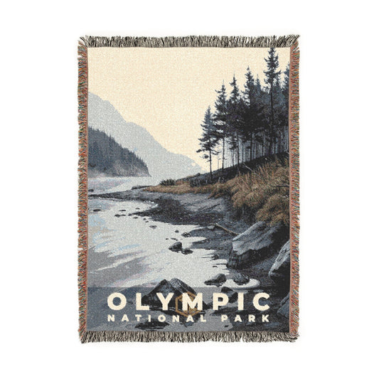 Olympic National Park Woven Blanket | S17