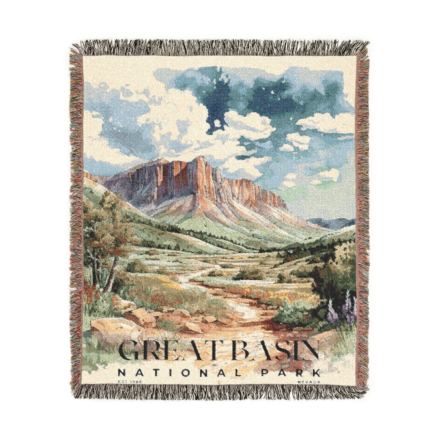 Great Basin National Park Woven Blanket | S04