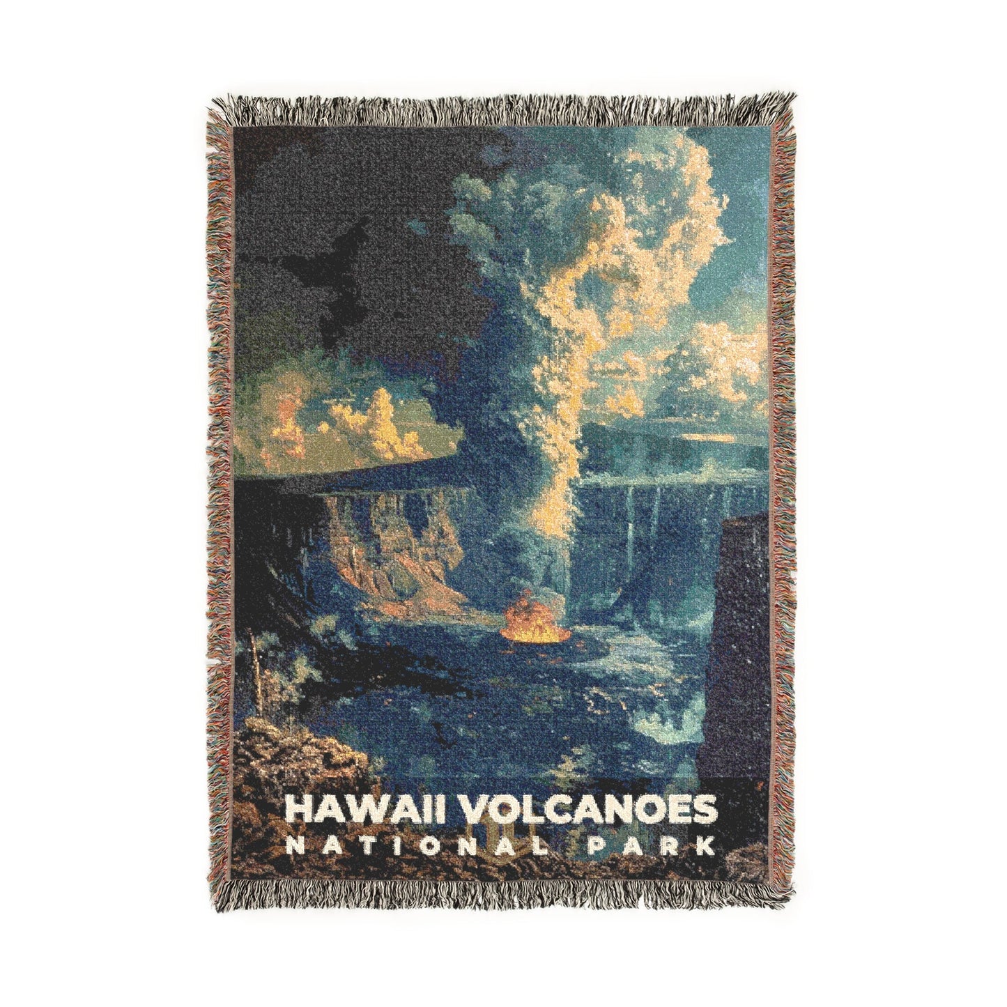 Hawaii Volcanoes National Park Woven Blanket | S14