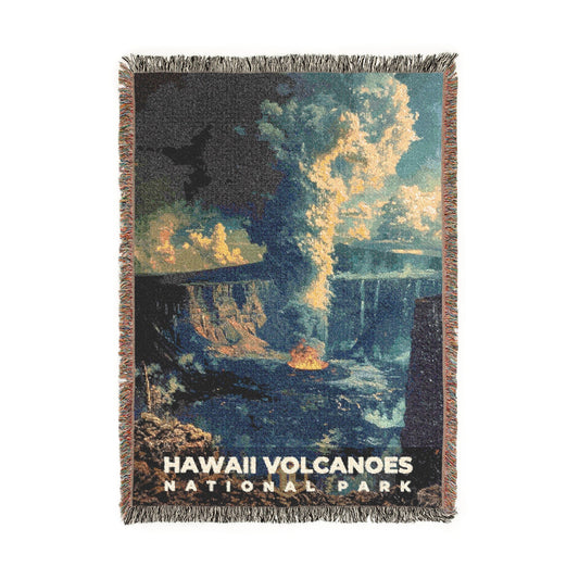 Hawaii Volcanoes National Park Woven Blanket | S14