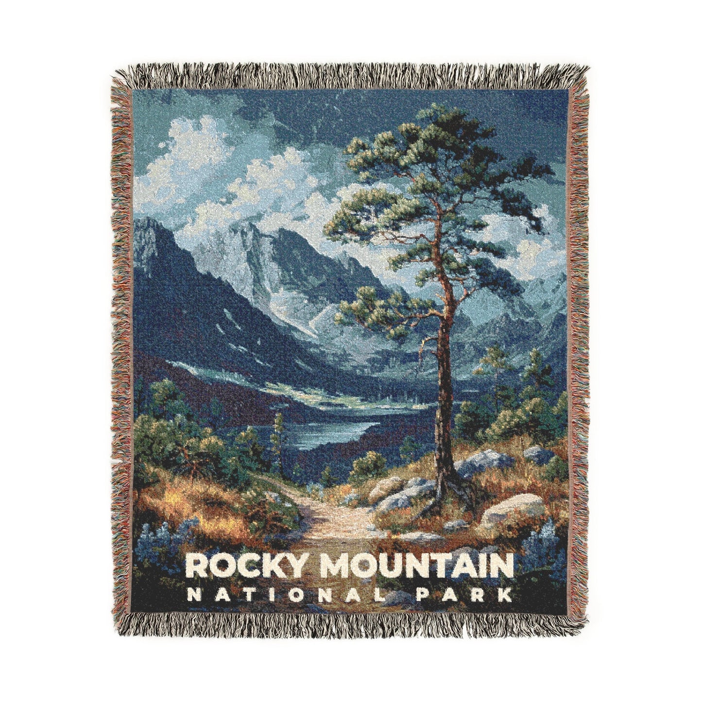Rocky Mountain National Park Woven Blanket | S14