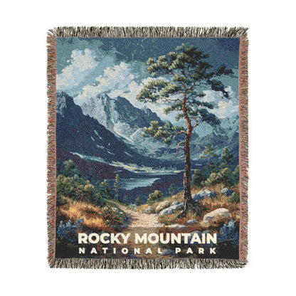 Rocky Mountain National Park Woven Blanket | S14