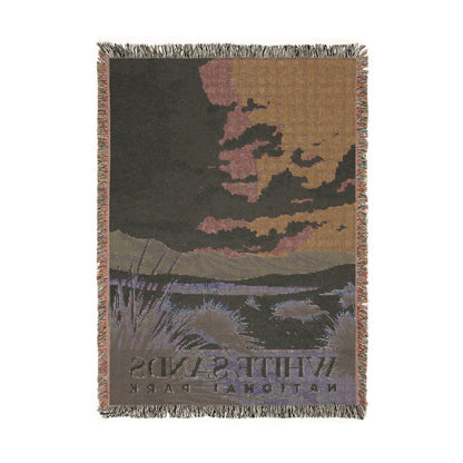 White Sands National Park Woven Blanket | S01