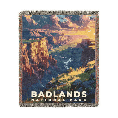 Badlands National Park Woven Blanket | S13