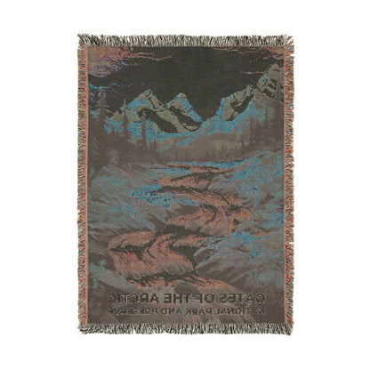 Gates of the Arctic National Park Woven Blanket | S09