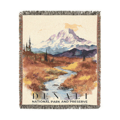 Denali National Park Woven Blanket | S04