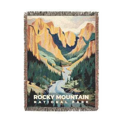 Rocky Mountain National Park Woven Blanket | S09