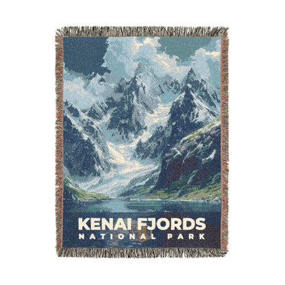 Kenai Fjords National Park Woven Blanket | S13