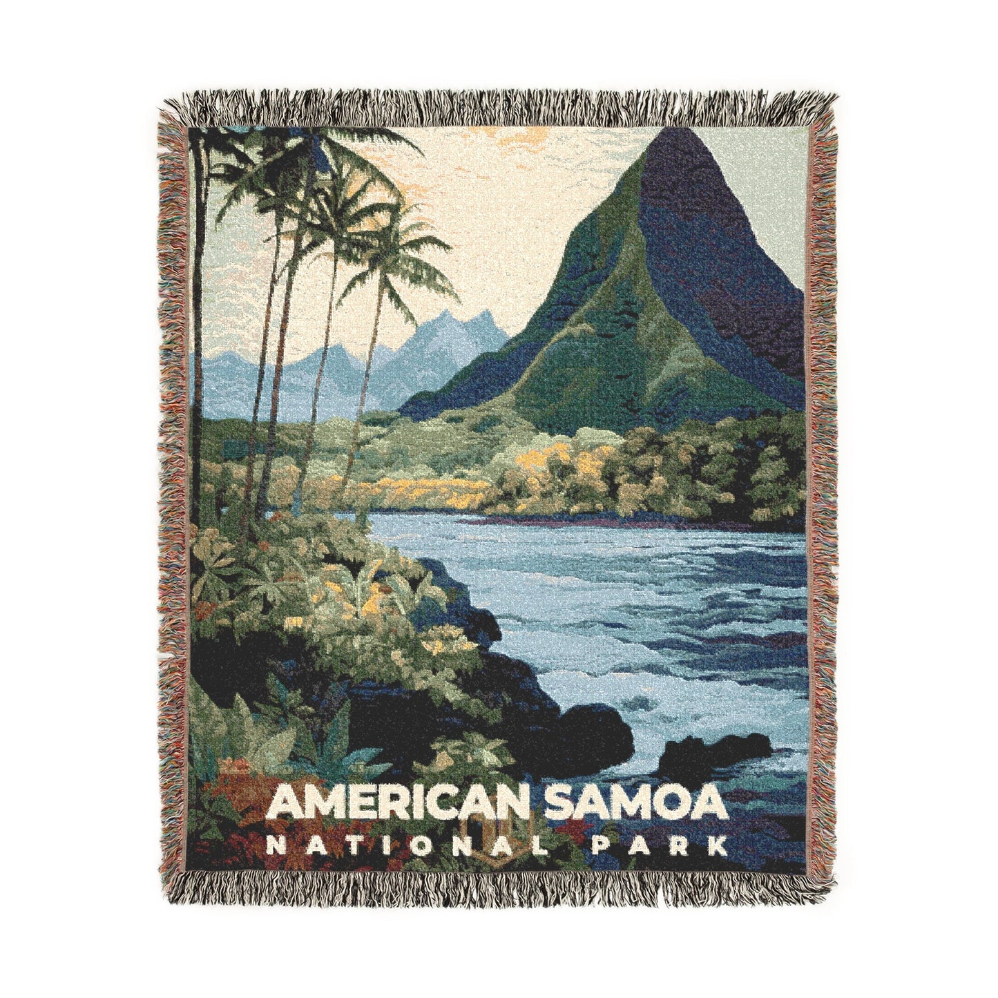 American Samoa National Park Woven Blanket | S09