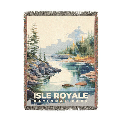 Isle Royale National Park Woven Blanket | S08